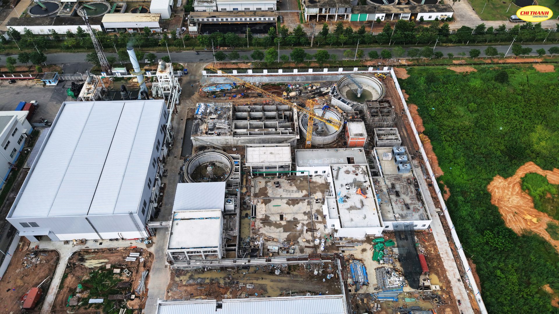 Thi công hệ thống cơ điện MEP và PCCC Nhà máy TH New Material Việt Nam